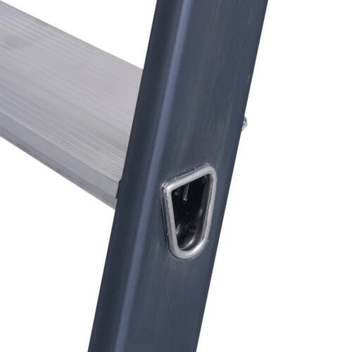 Krause Eloxierte Stufen-Doppelleiter MONTO® SePro D®, 2 x 5 rutschhemmend profilierte Stufen Detail 2 L