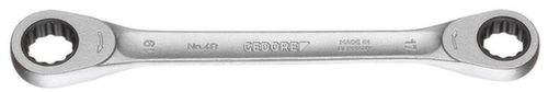 GEDORE 4 R 10X13 Doppel-Ringratschenschlüssel 10x13 mm Standard 1 L