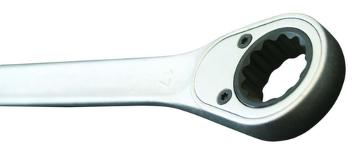 GEDORE 7 R 18 Maulschlüssel mit Ringratsche UD-Profil 18 mm Detail 1 L