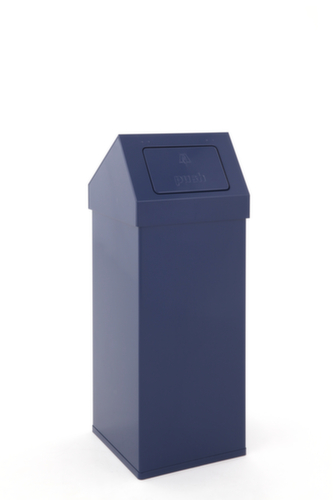 Push-Abfallbehälter Carro Push, 110 l, blau Standard 1 L