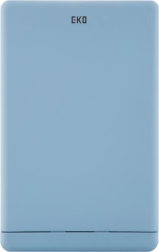 Wertstoffsammler EKO mit Touchdeckel, 20 l, blau, Deckel blau Detail 1 L