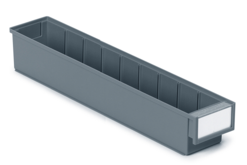 Treston Stabiler Regalkasten, grau, Tiefe 500 mm Standard 1 L