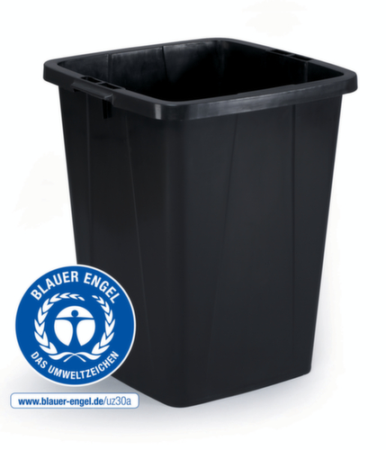 Durable Abfallbehälter DURABIN® ECO, 90 l, schwarz Detail 1 L