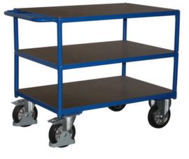 VARIOfit Tischwagen mit rutschfesten Etagen 1195x800 mm, Traglast 1000 kg, 3 Etagen