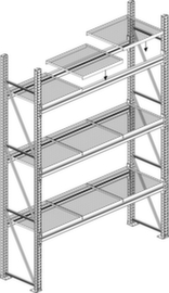 META Stahlpaneel- oder Gitterrostboden für Palettenregal