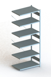 META Universal-Steckregal S3 Clip 150, Höhe x Breite x Tiefe 2500 x 1006 x 636 mm, 6 Böden