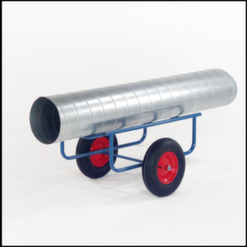 Rollcart Rollenkarre, Traglast 250 kg, Vollgummi-Bereifung