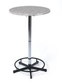 Rollcart Höhenverstellbarer Tisch mit runder Platte