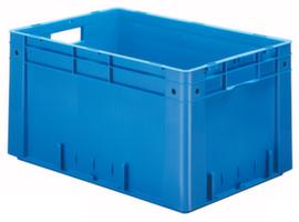Euronorm-Stapelbehälter, blau, Inhalt 60 l
