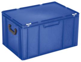 Euronorm-Koffer, blau, HxLxB 330x600x400 mm