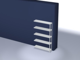 hofe erweiterbares Schraubregal mit bis zu 350 kg Fachlast