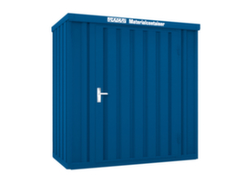 Säbu Lackierter Materialcontainer FLADAFI® mit Holzfußboden