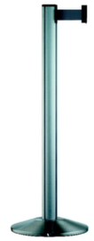 Personenleitsystem Extend mit 1 Gurtband und Pfosten, Gurtlänge 3,7 m, Pfosten Satin