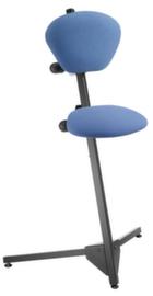Kappes Stehhilfe ErgoPlus 3000 mit Rückenlehne, Sitzhöhe 600 - 900 mm, Sitz blau