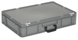 Euronorm-Koffer, grau, HxLxB 135x600x400 mm