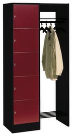 C+P Schließfach-Garderobe Classic mit 5 Fächern, Breite 960 mm