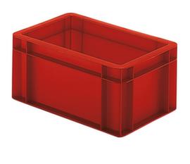 Lakape Euronorm-Stapelbehälter Favorit Wände + Boden geschlossen, rot, Inhalt 5,5 l