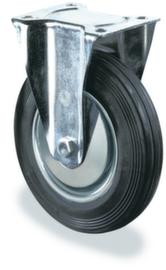 BS-ROLLEN Robustes Vollgummi-Rad, Traglast 135 kg, Vollgummi-Bereifung