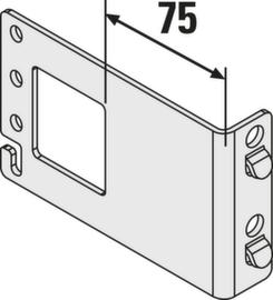 Halter für Gitterrückwand