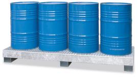 Auffangwanne, für 4 x 200-Liter-Fass