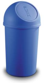 helit Push-Abfallbehälter, 25 l, blau