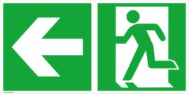 Fluchtwegschild SafetyMarking® Notausgang, Wandschild, langnachleuchtend