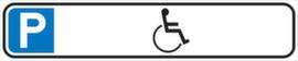 Aluminium-Parkplatzschild