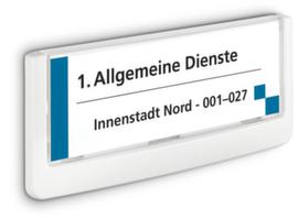 Durable Türschild Click Sign mit farbigem Rahmen, Hochformat 52,5