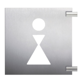 WC-Fahnenschild, "WC Damen"