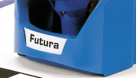 Etiketten Futura für Sichtlagerkasten