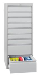 PAVOY Schubladenschrank Basis Plus RAL7035, 9 Schublade(n), RAL7035 Lichtgrau/RAL7035 Lichtgrau