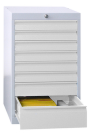 PAVOY Schubladenschrank Basis Plus RAL7035, 8 Schublade(n), RAL7035 Lichtgrau/RAL7035 Lichtgrau