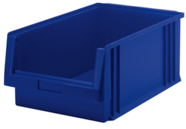 Lakape Stapelbarer Sichtlagerkasten Eco rollenbahngeeignet, blau, Tiefe 500 mm, Polypropylen