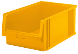 Lakape Stapelbarer Sichtlagerkasten Eco rollenbahngeeignet, gelb, Tiefe 500 mm, Polypropylen