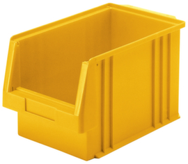 Lakape Stapelbarer Sichtlagerkasten Eco rollenbahngeeignet, gelb, Tiefe 330 mm, Polypropylen