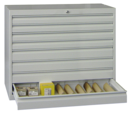 PAVOY Schubladenschrank Basis Plus RAL7035, 8 Schublade(n), RAL7035 Lichtgrau/RAL7035 Lichtgrau