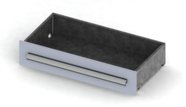 META Schublade für Systemregal, Höhe x Tiefe 200 x 500 mm