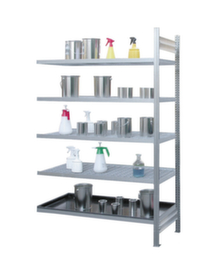 Gefahrstoffregal für Kleingebinde