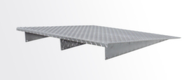 Auffahrrampe f&uuml;r Flach-Bodenwanne, L&auml;nge 970 mm