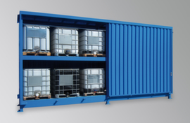 Lacont Gefahrstoff-Regalcontainer für maximal 12 KTC/IBC