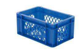 Lakape Euronorm-Stapelbehälter Favorit Wände + Boden durchbrochen, blau, Inhalt 5,5 l