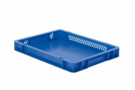 Lakape Euronorm-Stapelbehälter Favorit Wände durchbrochen, blau, Inhalt 4,5 l