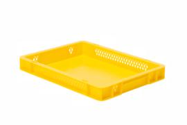 Lakape Euronorm-Stapelbehälter Favorit Wände durchbrochen, gelb, Inhalt 4,5 l