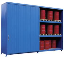 Lacont Gefahrstoff-Regalcontainer für maximal 120 200-Liter-Fässer