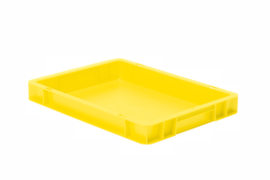 Lakape Euronorm-Stapelbehälter Favorit Wände + Boden geschlossen, gelb, Inhalt 4,5 l