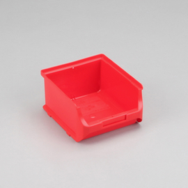 Allit Sichtlagerkasten ProfiPlus Box 2B, rot, Tiefe 160 mm, Polypropylen