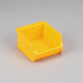 Allit Sichtlagerkasten ProfiPlus Box 2B, gelb, Tiefe 160 mm, Polypropylen