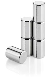 Blomus 6 Magnete pure home WELCOME, silber, Höhe x Ø 10 x 8 mm