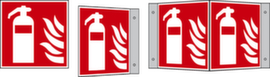 Langnachleuchtendes Brandschutzschild