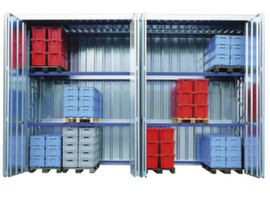 Säbu Verzinkter Materialcontainer FLADAFI® GT3 mit Falttür